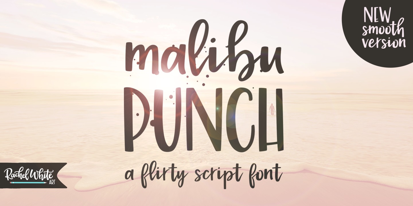 Шрифт Malibu Punch